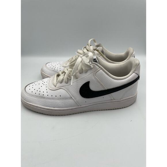 Size 9.5 - Nike Court Vision Next Nature Low White Black - Picture 4 of 9